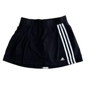 Adidas Black Mini Skirt with White Accents